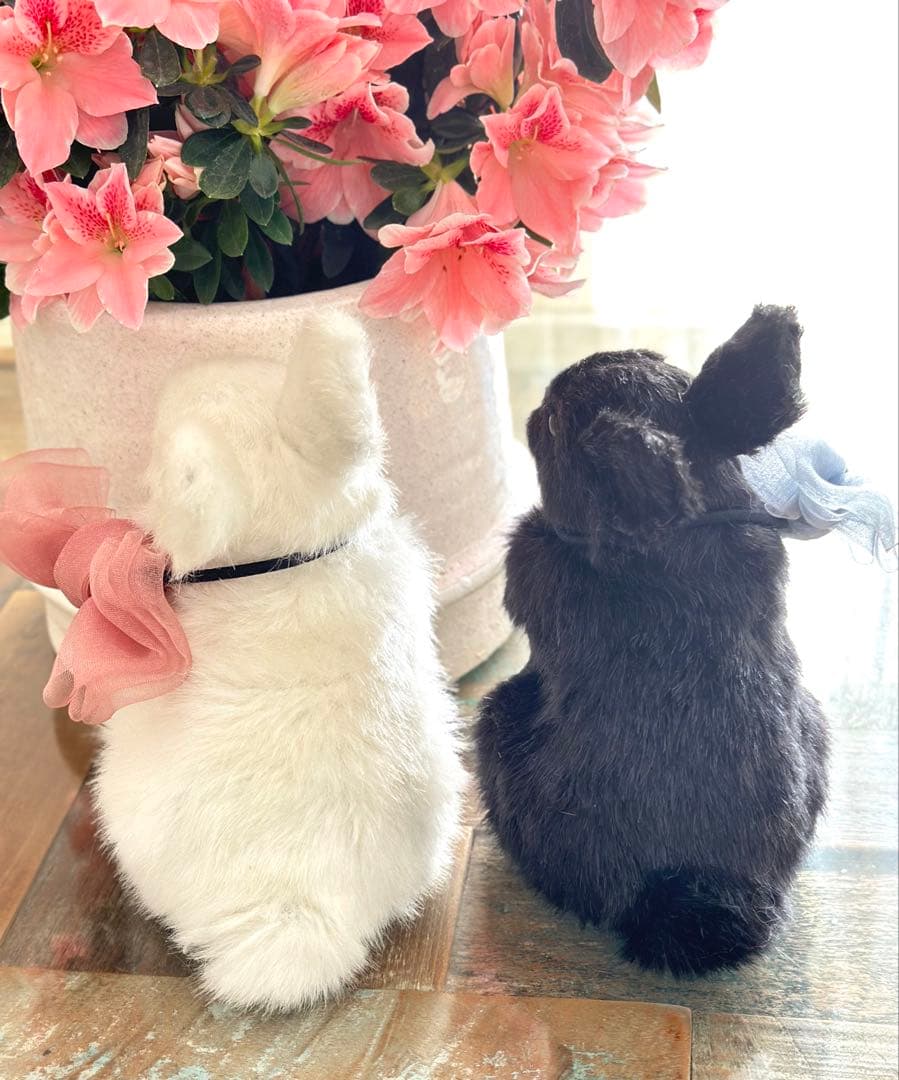 レア★うさぎ　ウサギ　ぬいぐるみ オブジェ 置き物　飾り　ラビット　雑貨