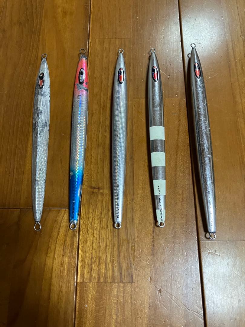 シーフロアコントロールSFCメサイアセミロングアローメタルジグ 5個セット