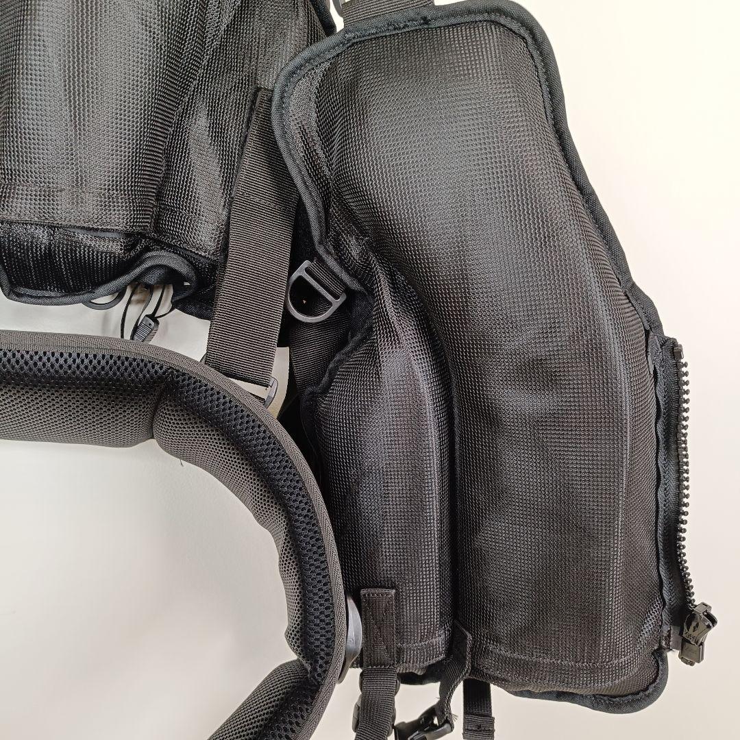 RBB リバレイ ゲームベスト ハイフロートモデル ブラック ポーチ2個付き美品