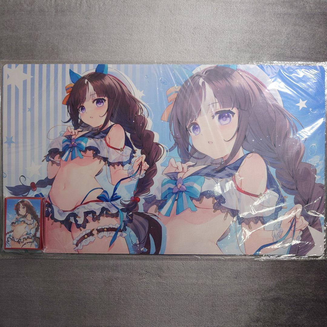 β1 ウマ娘 水着&リボン ホッコータルマエ スリーブ&プレイマット