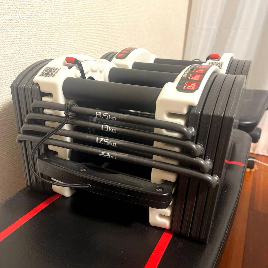 【ぼー】②2/2 FIELDOORフィールドア 可変式ダンベル片方22kg