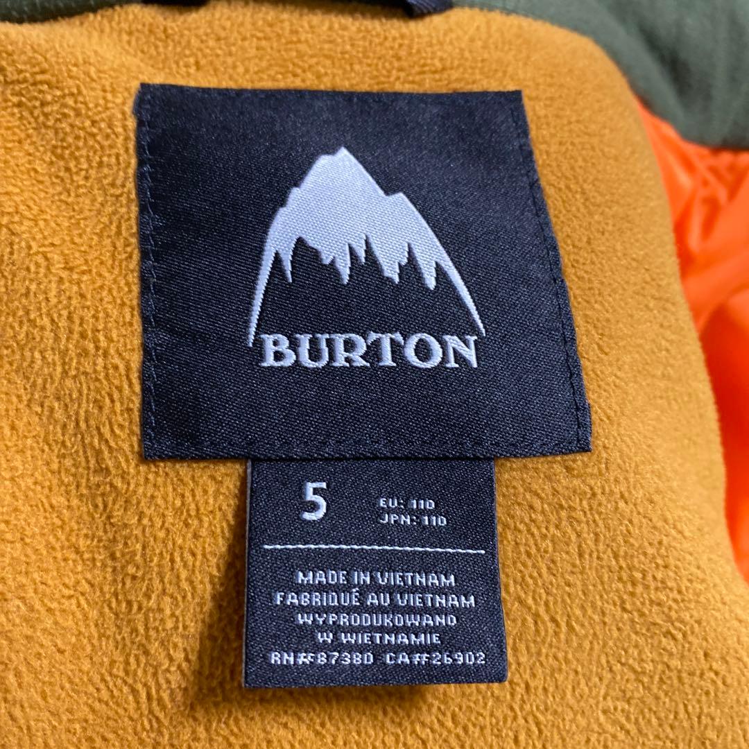 【100cm】　BURTON キッズ スノーボードウエア 上下 ビブパンツ