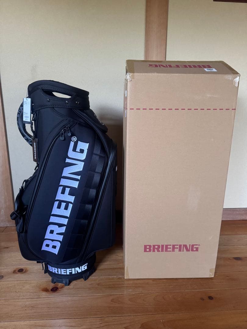 ☆ BRIEFING ブリーフィング　ブラック　キャディバッグ　CR-3 ☆
