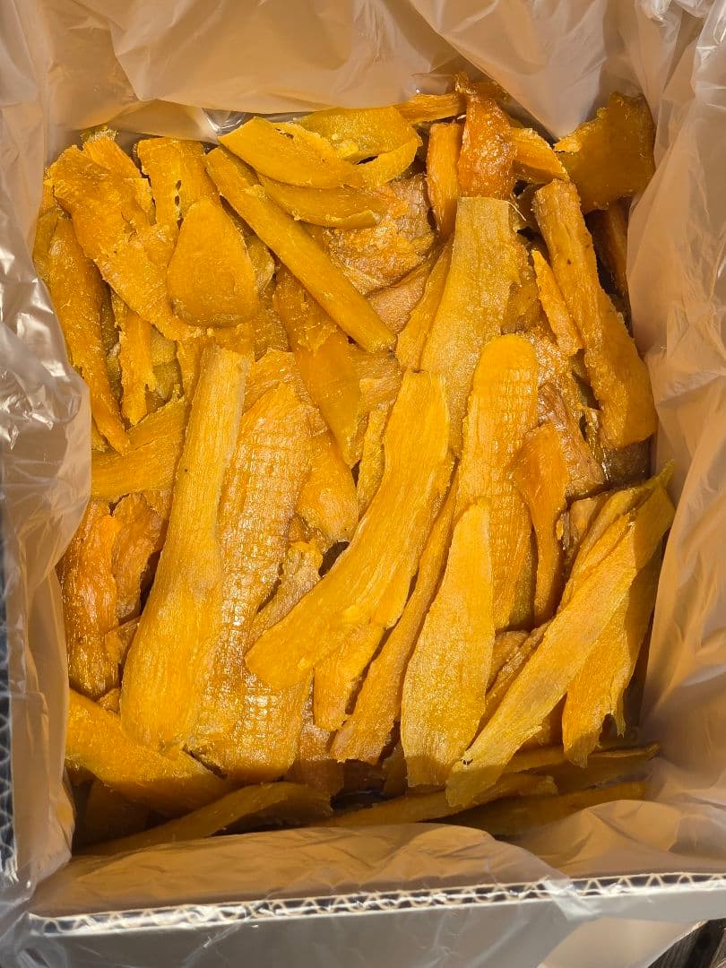 ぽんきん、ほしいも紅はるかセッコウ箱込み2kg×2