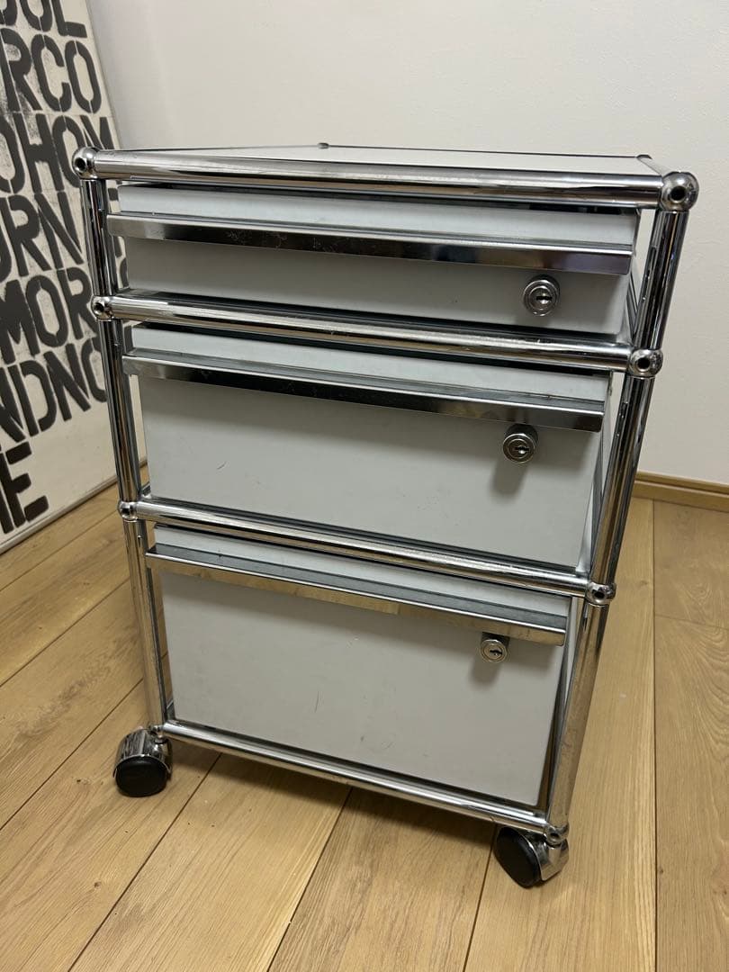 USM Haller ハラー システム ワゴン ドロワー 3段