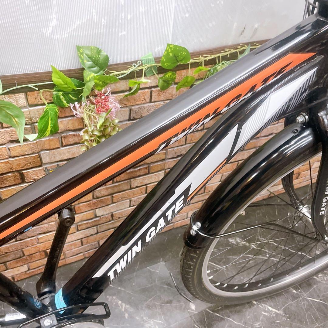【51】子供用自転車 子供車 TWIN GATE ブラック 26インチ