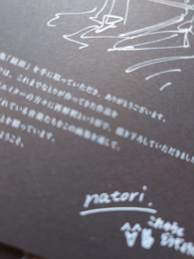 なとり 鏡面 画集 クリアファイル ポストカード 計5点セット