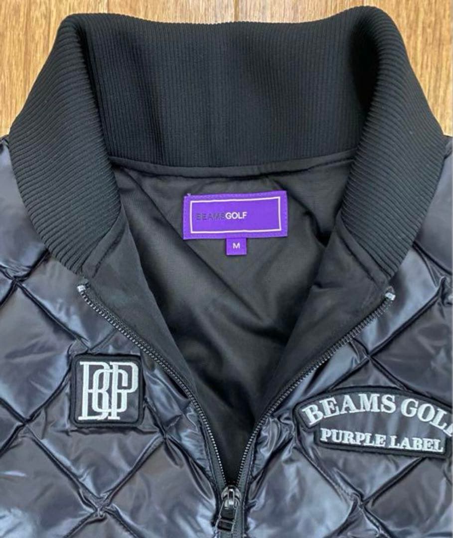BEAMS GOLF PURPLE LABEL ブラックベスト M