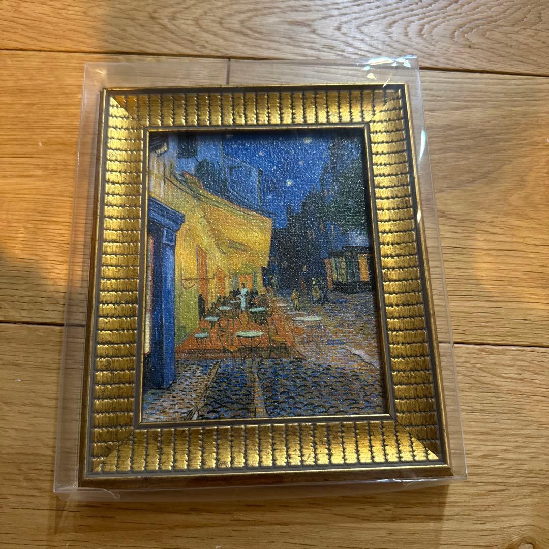 新品 ゴッホ 夜のカフェテラス 17×14