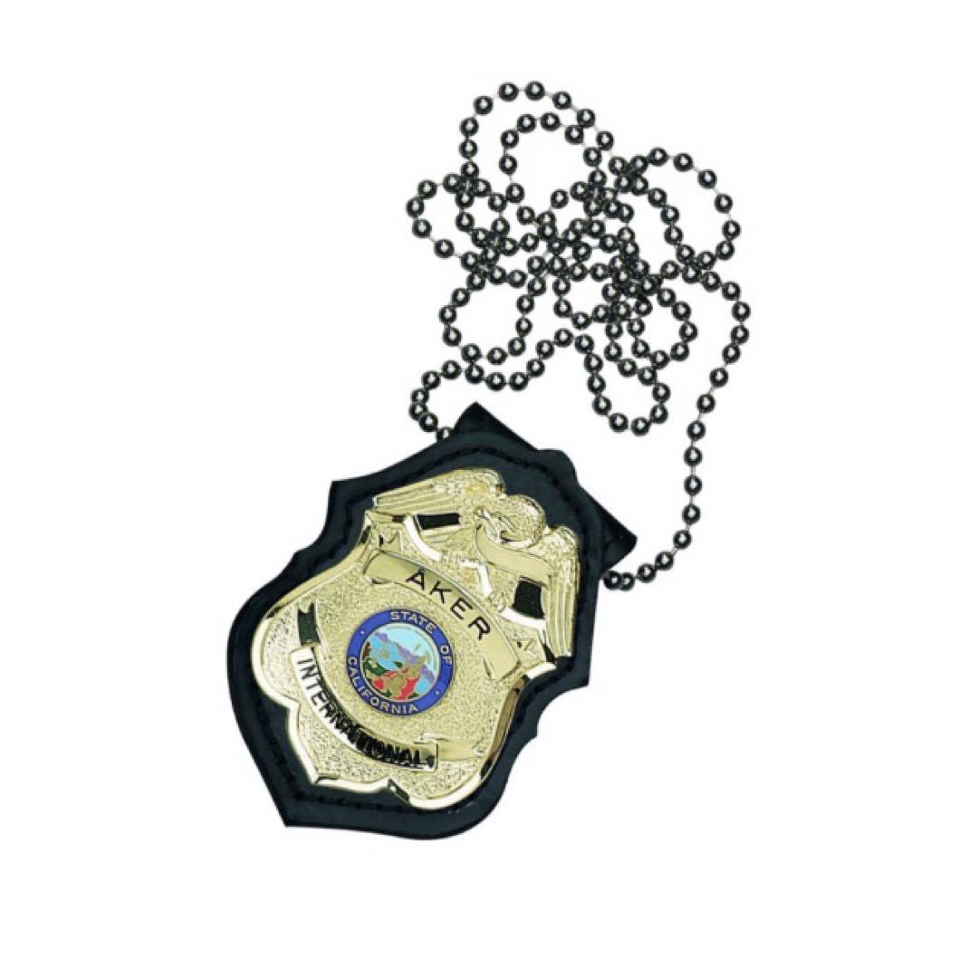 個人装備 AKER Leather Federal Badge Holder