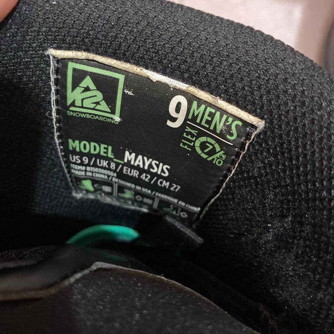 ★ K2 maysis ダブル BOA スノボブーツ　ケーツー　スノーボード　靴