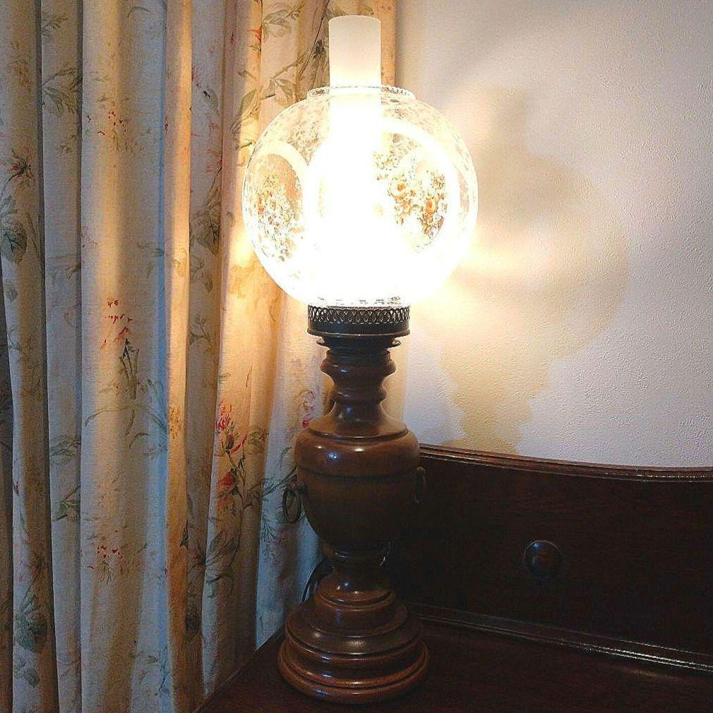 【イタリア製】アンティーク調 ヴィンテージ ライト ランプ テーブルランプ 照明