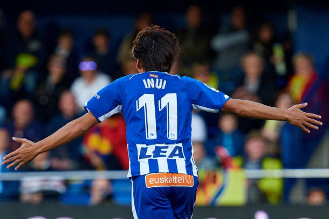 乾貴士　ユニフォーム　アラベス　ラリーガ　18/19（H）