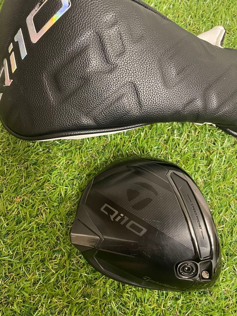 テーラーメイド Qi10 ドライバー 10.5 デザイナー ブラック　カバー付属