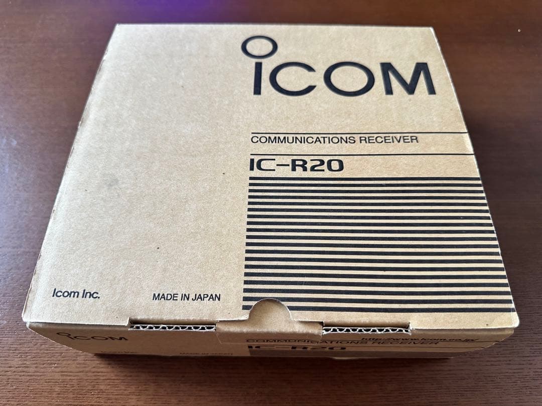 未使用 ICOM IC-R20 通信受信機 付属品付き