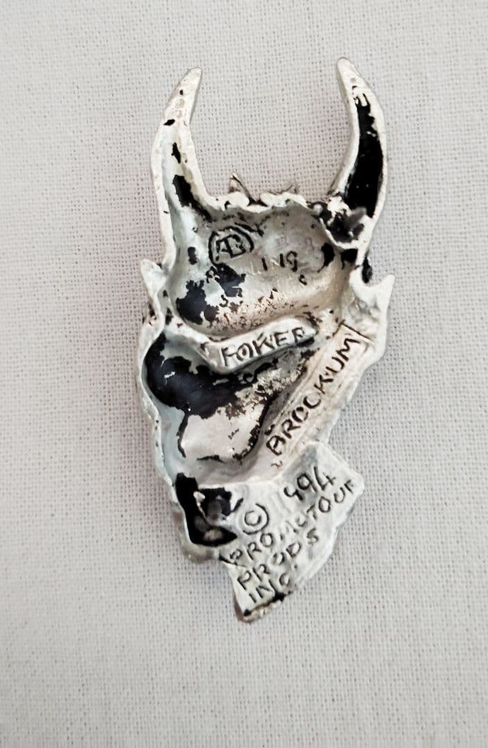 レア 90s 94年 ローリングストーンズ デビルマン ピンバッジ