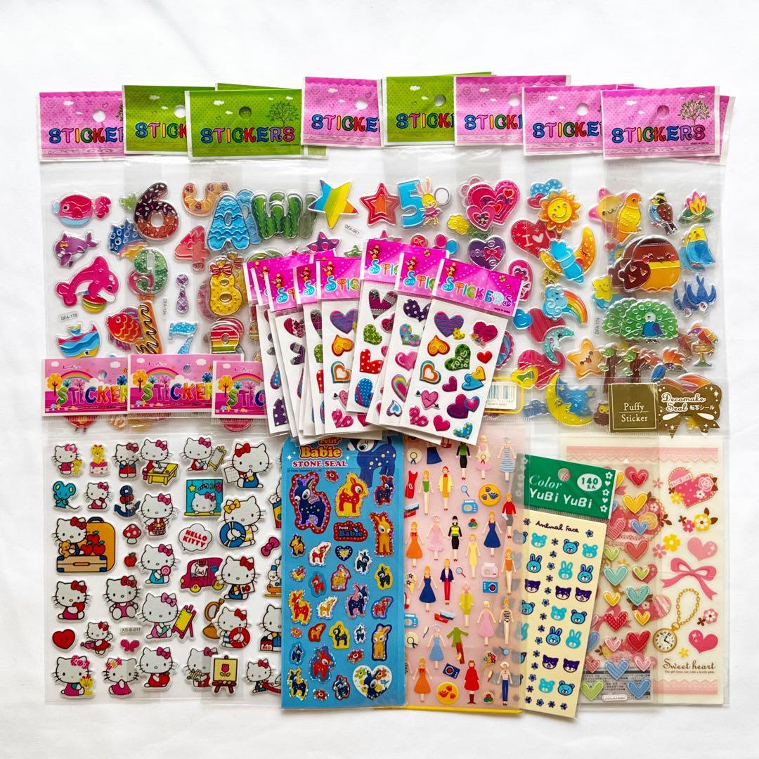 【当時物】平成 レトロ シール サンリオ ディズニー スヌーピーなど 大量