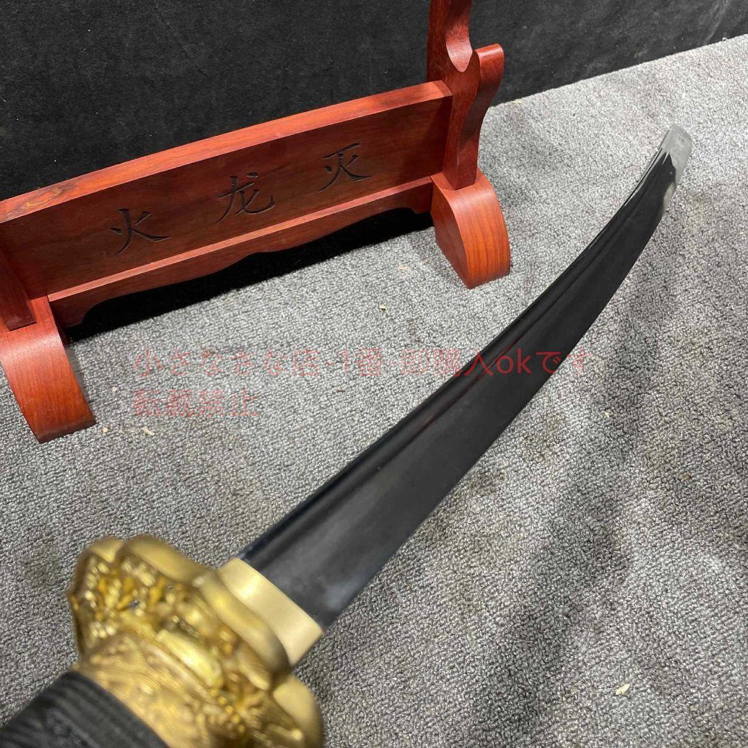 武士打刀29寸ロング1095鋼バージョン波 古兵器 武具 刀装具 日本刀 居合刀