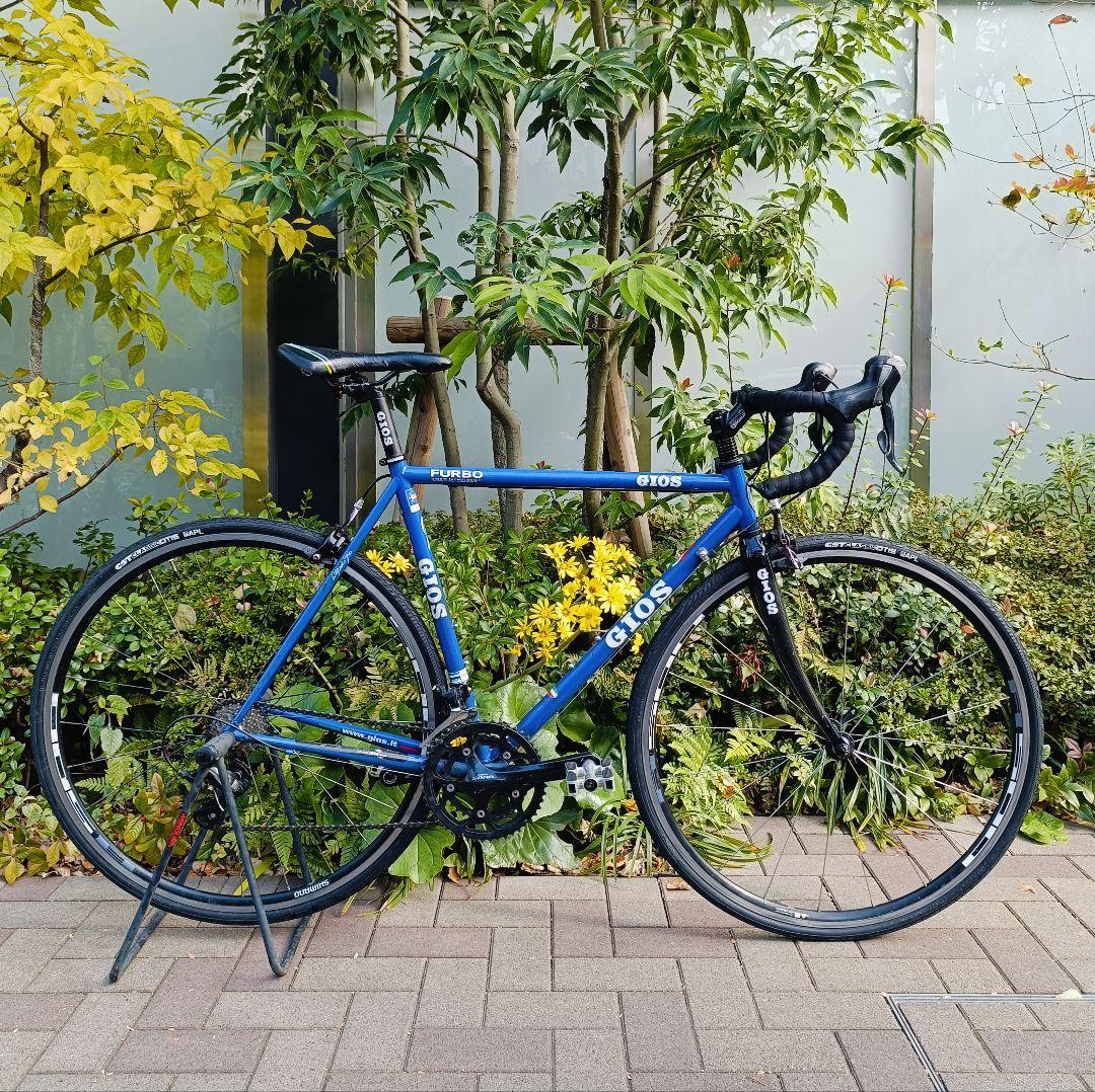 GIOS FURBO ロードバイク (540mm/タイヤ新品) クロモリ