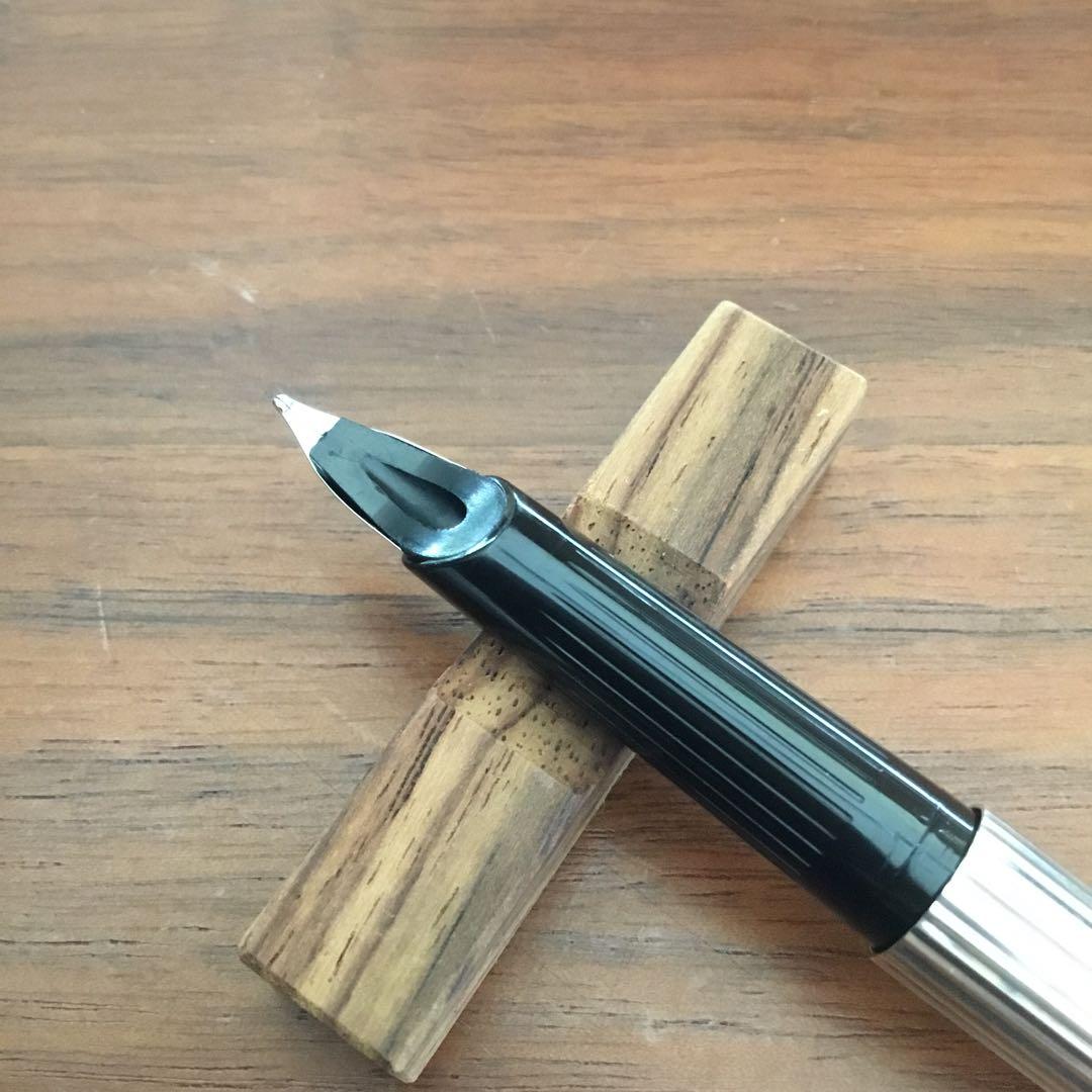 【中古】デュポン 925 シルバー万年筆 ペン先18ct 750