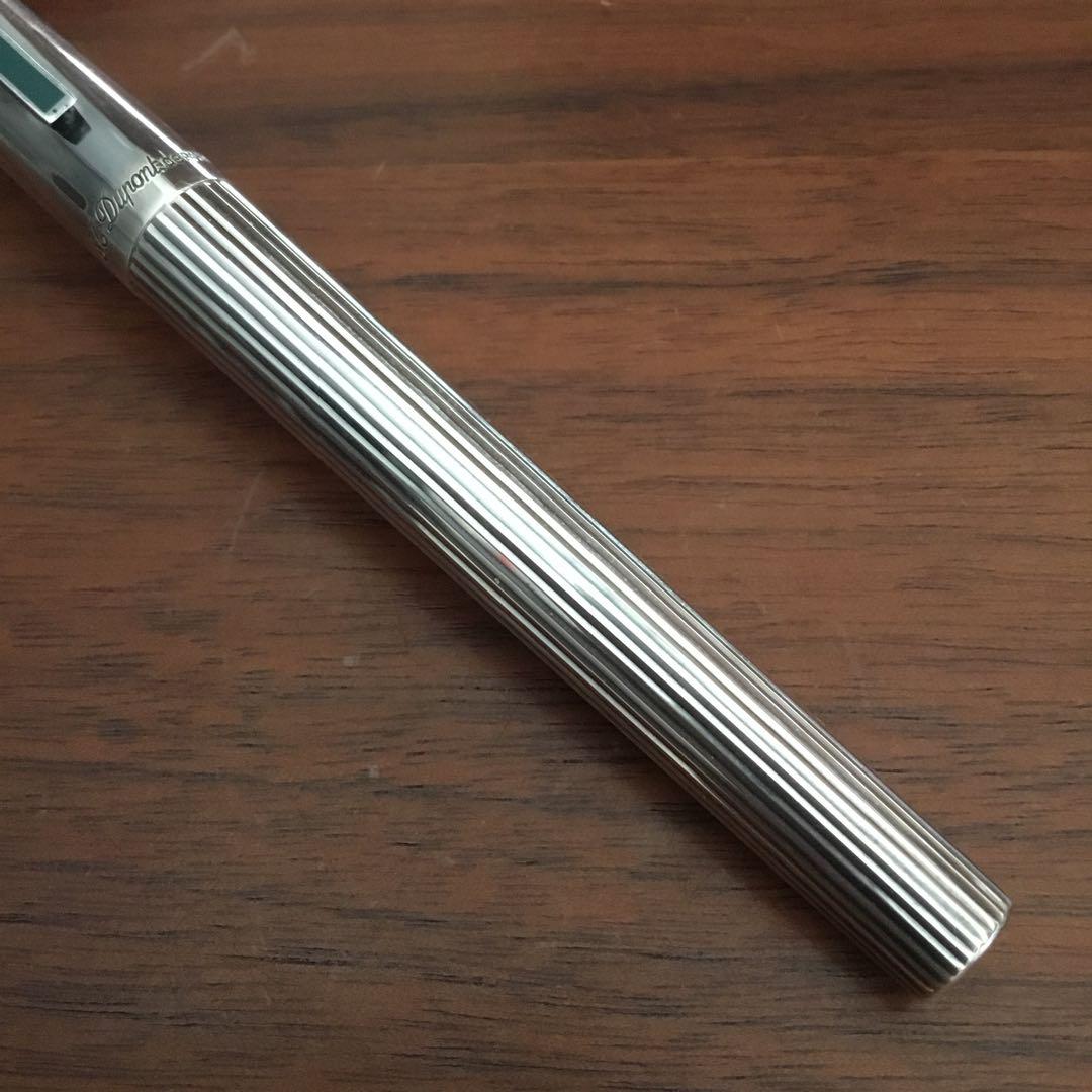 【中古】デュポン 925 シルバー万年筆 ペン先18ct 750