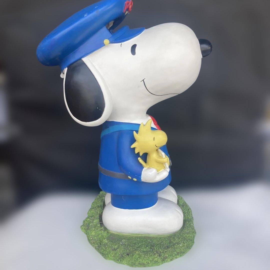 スヌーピー 郵便配達員 フィギュア 郵便ポスト 陶器製 激レア 希少