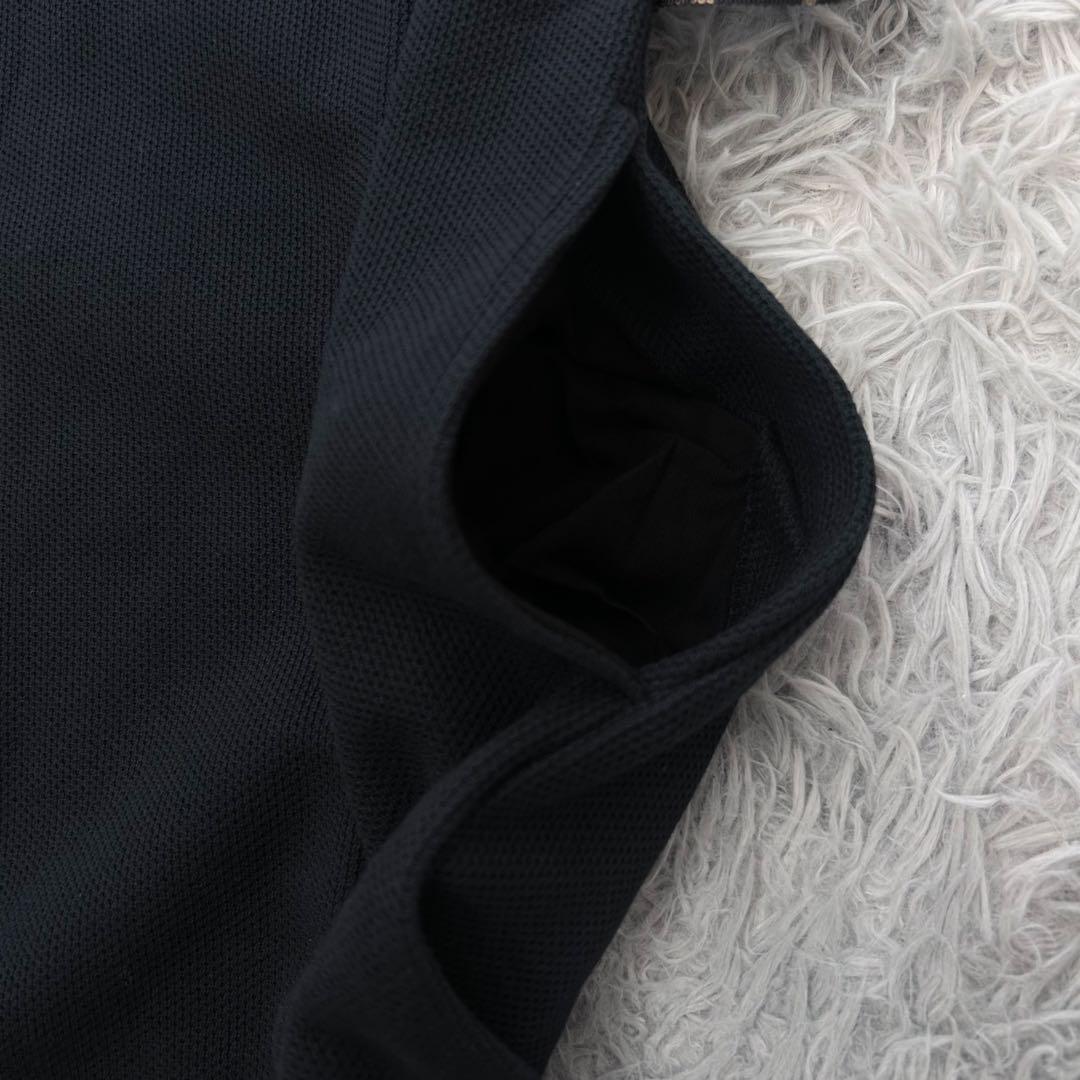 新品　パーリーゲイツ　ワンピース　モックネック　ハーフジップ　ブラック　サイズ0