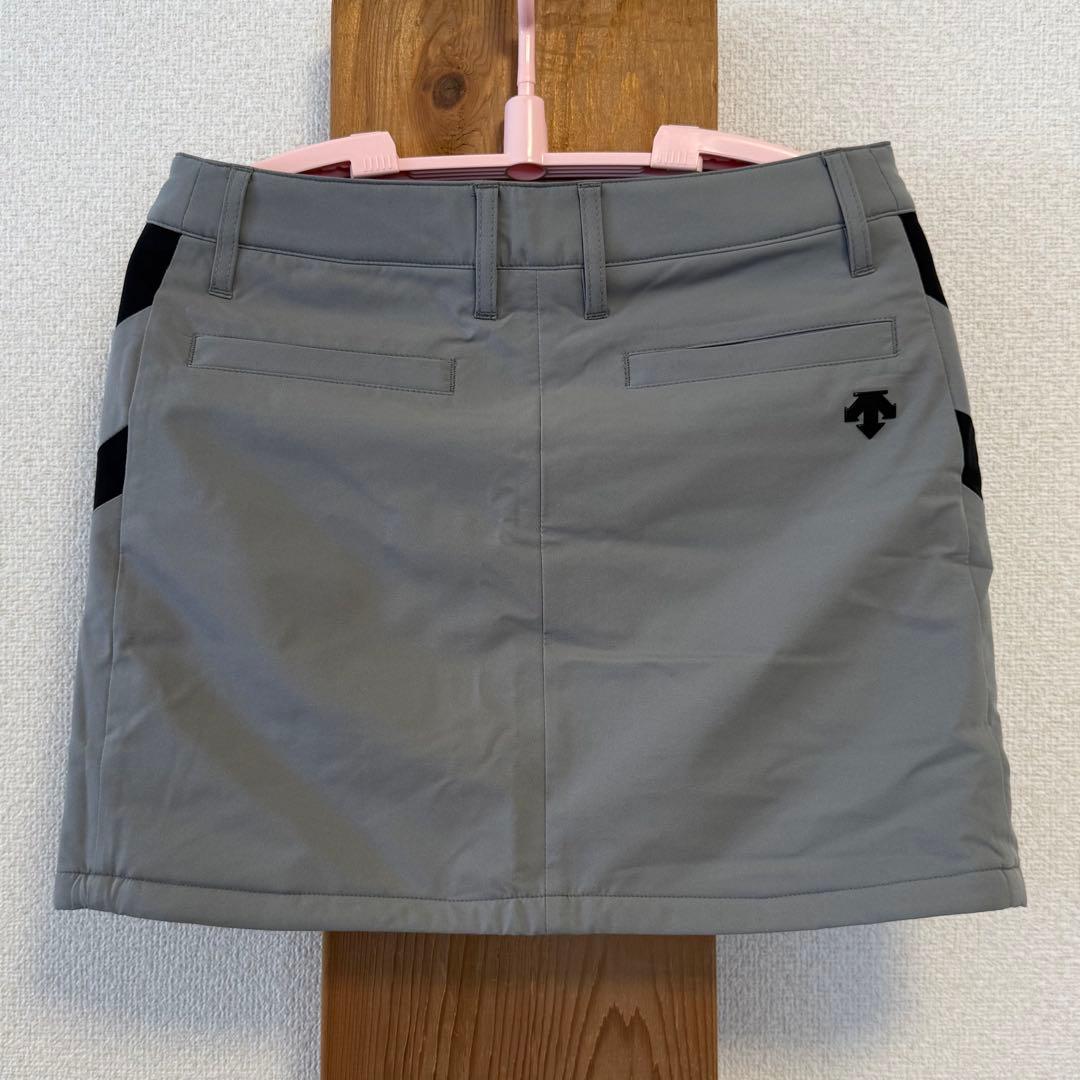 デサント ゴルフ スカート グレー 中綿入り
