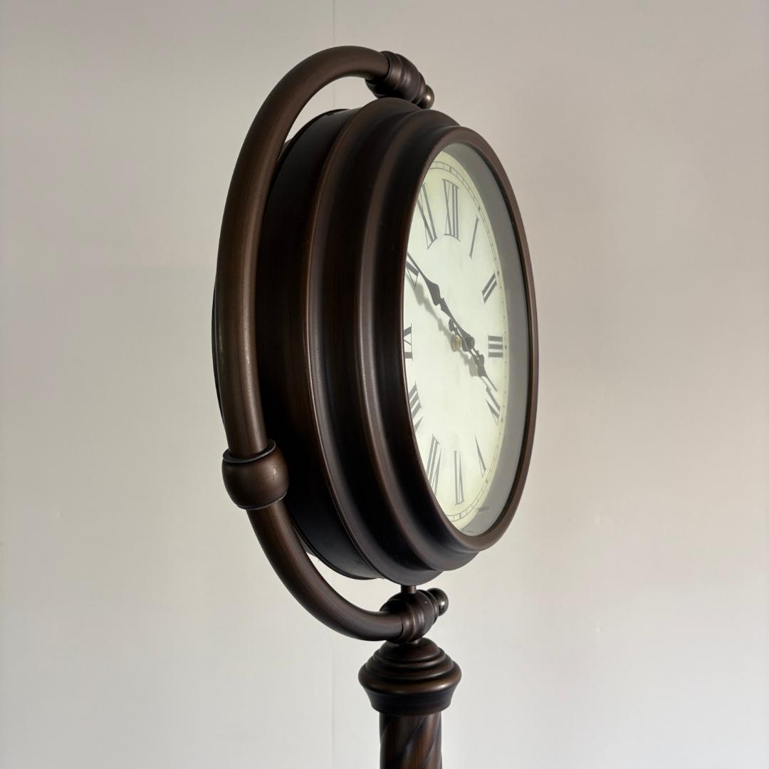 ヴィンテージ　ダブルフェイス　クロック スタンド型