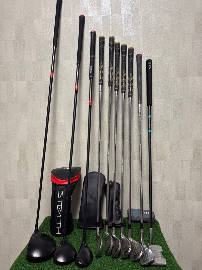 レフティ！ステルスウッド.ゼクシオ10アイアン豪華セット 10本バッグ付きS