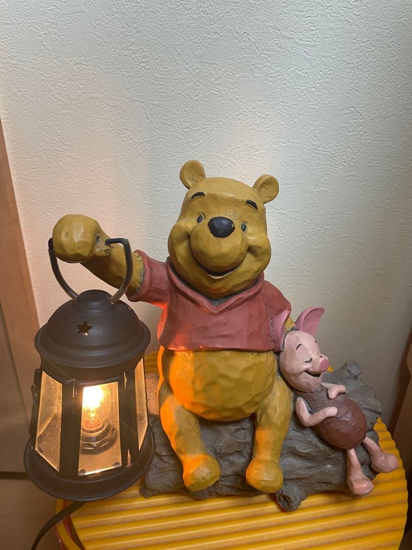 プーさん置き物ランプ(レア品)