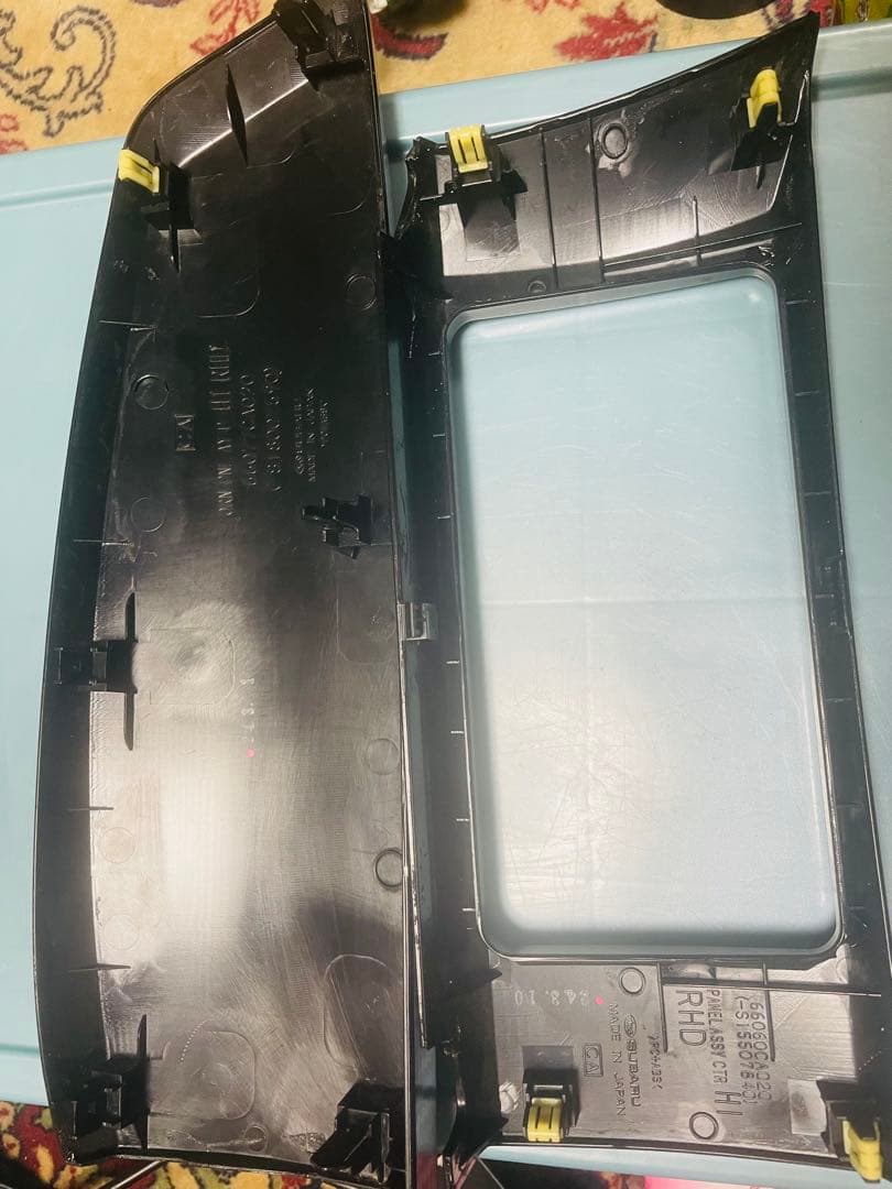 トヨタ、スバルカーボン調ナビパネル、ダッシュパネルZN6ZC6 86 BRZ