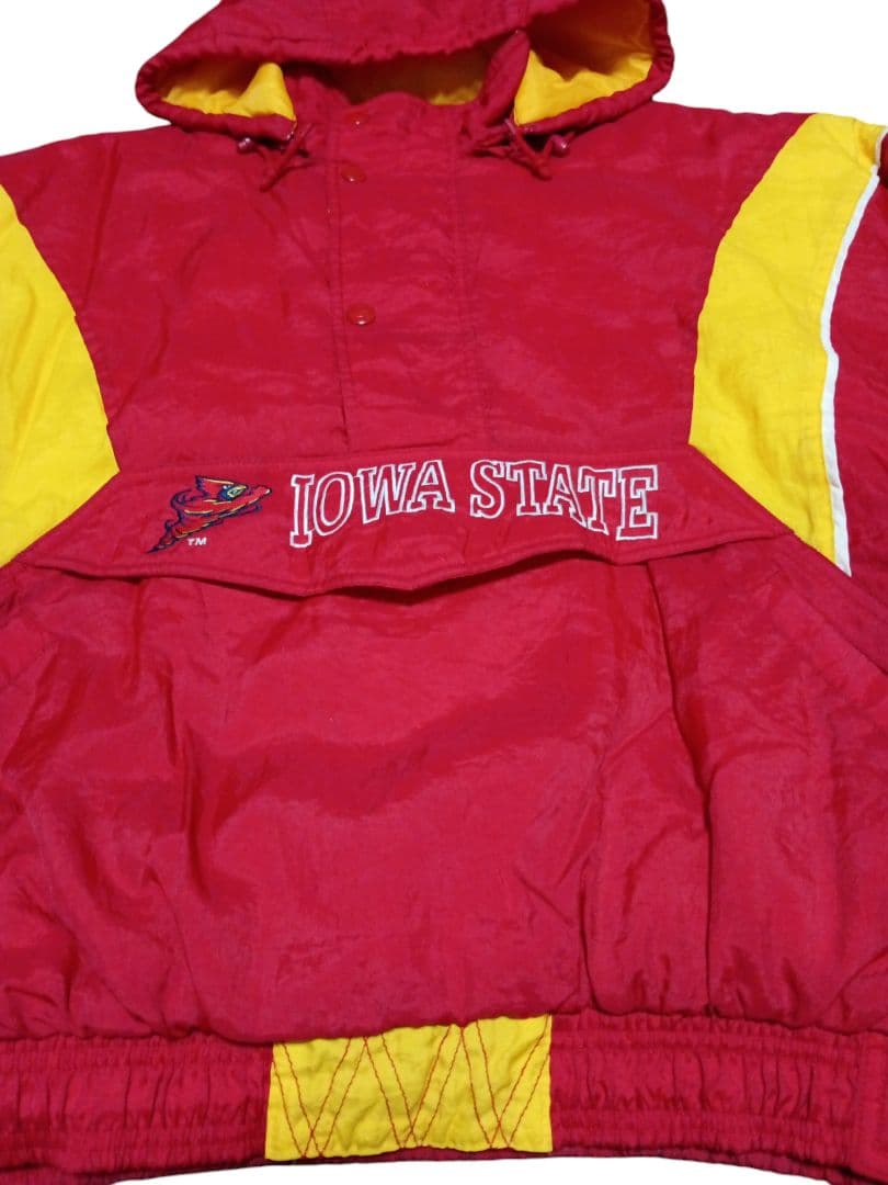 90s STARER 　アイオワステートサイクロンズ　 プルオーバージャケット