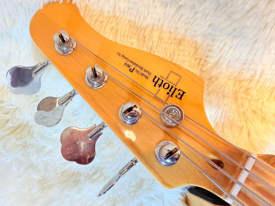 Elioth エリオス　エレキベース　P303 PJ アクティブ ピンク