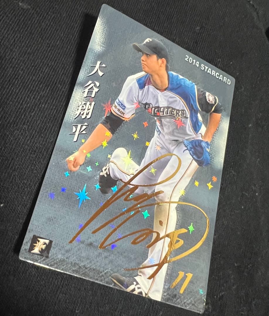 大谷翔平 金箔サイン 2014