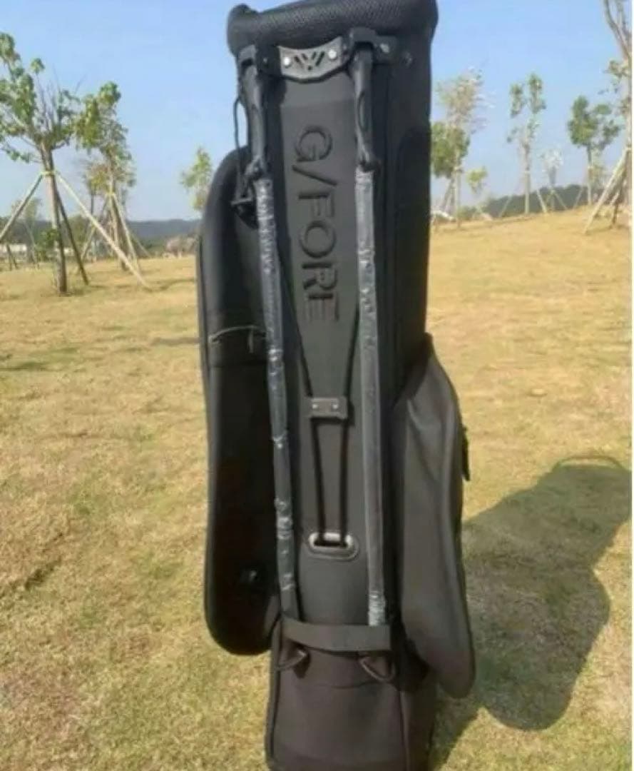 G/FORE ゴルフキャディバッグ 黒白2色 ジーフォア ゴルフバッグ