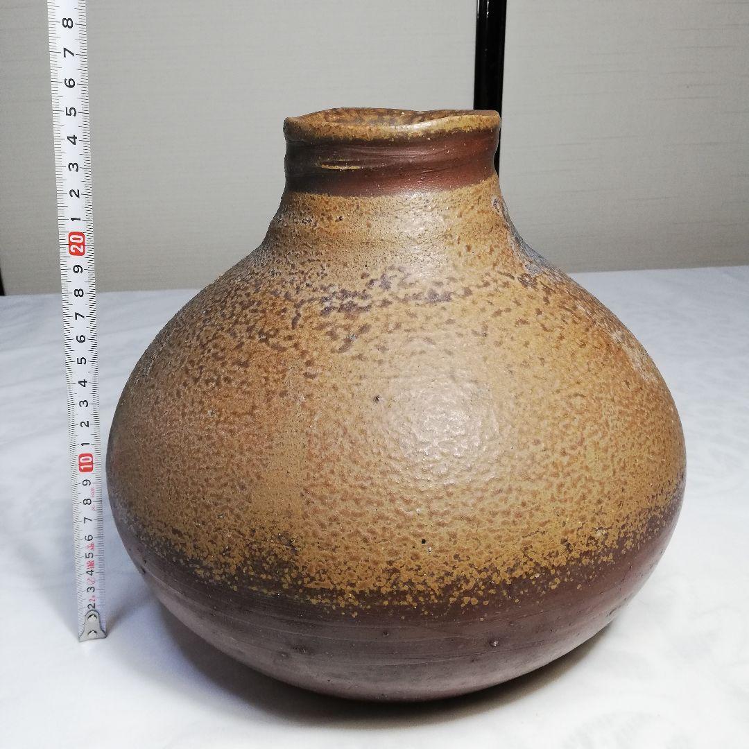 備前焼 壺 壷 花入 花器 フラワーベース 花瓶 花生 華道具 胡麻 桟切 緋襷
