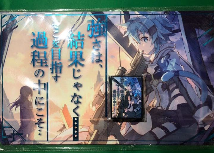 SAO  シノン   光るプレイマット　&  光るスリーブ