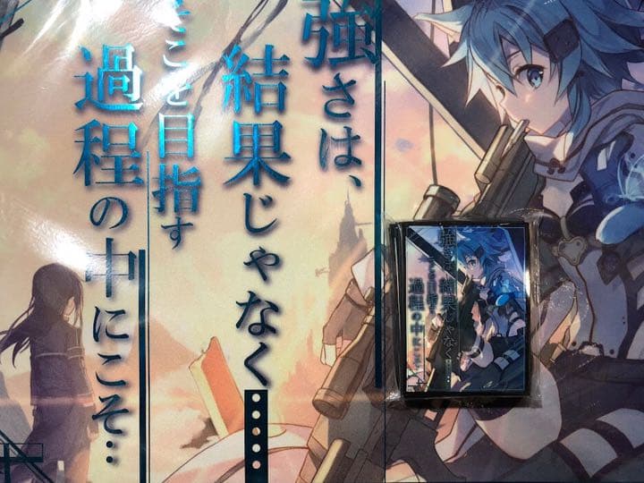 SAO  シノン   光るプレイマット　&  光るスリーブ