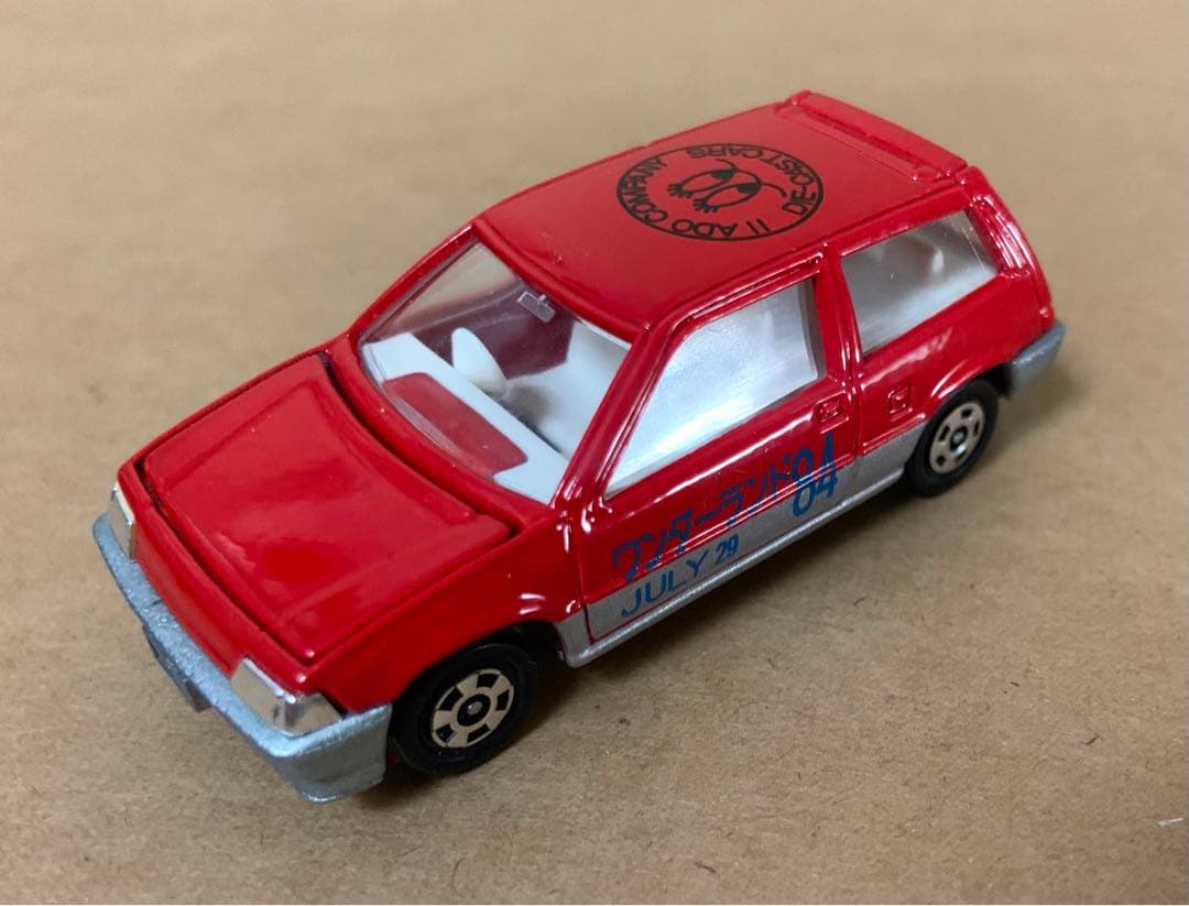 赤箱　トミカ17　アイアイアド　ホンダ シビック3ドア　日本製　ワンダーランド