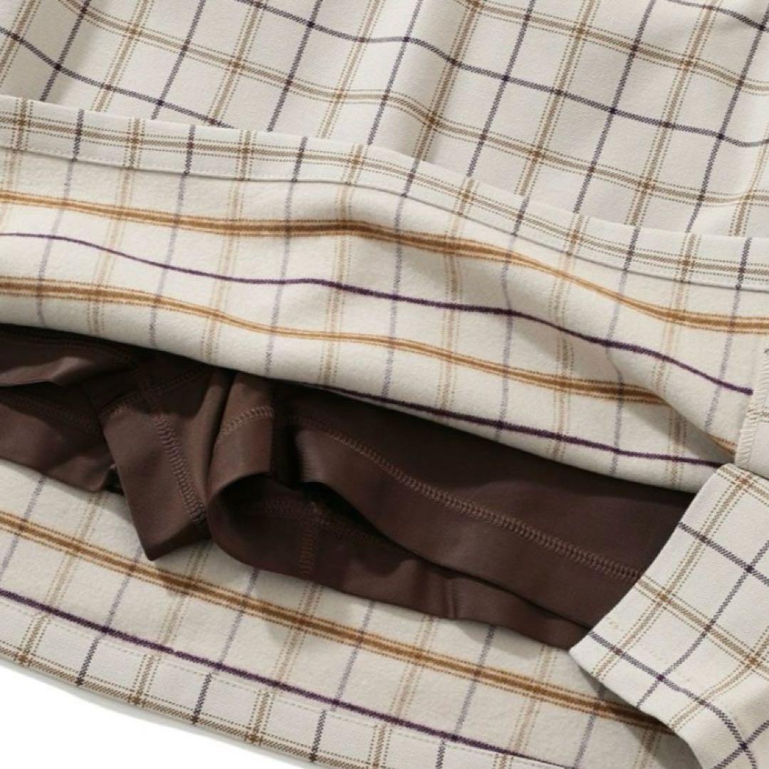 MARK&LONA スカート　美品　S オックスチェック　ゴルフウェアー　タイト