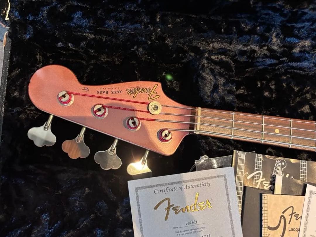 ベース Fender custom shop C/S 1960 jazz bass