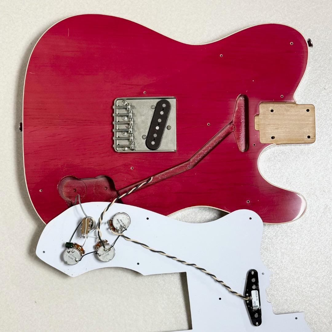 製作品 テレキャスター タイプ エレキギター リバースヘッド