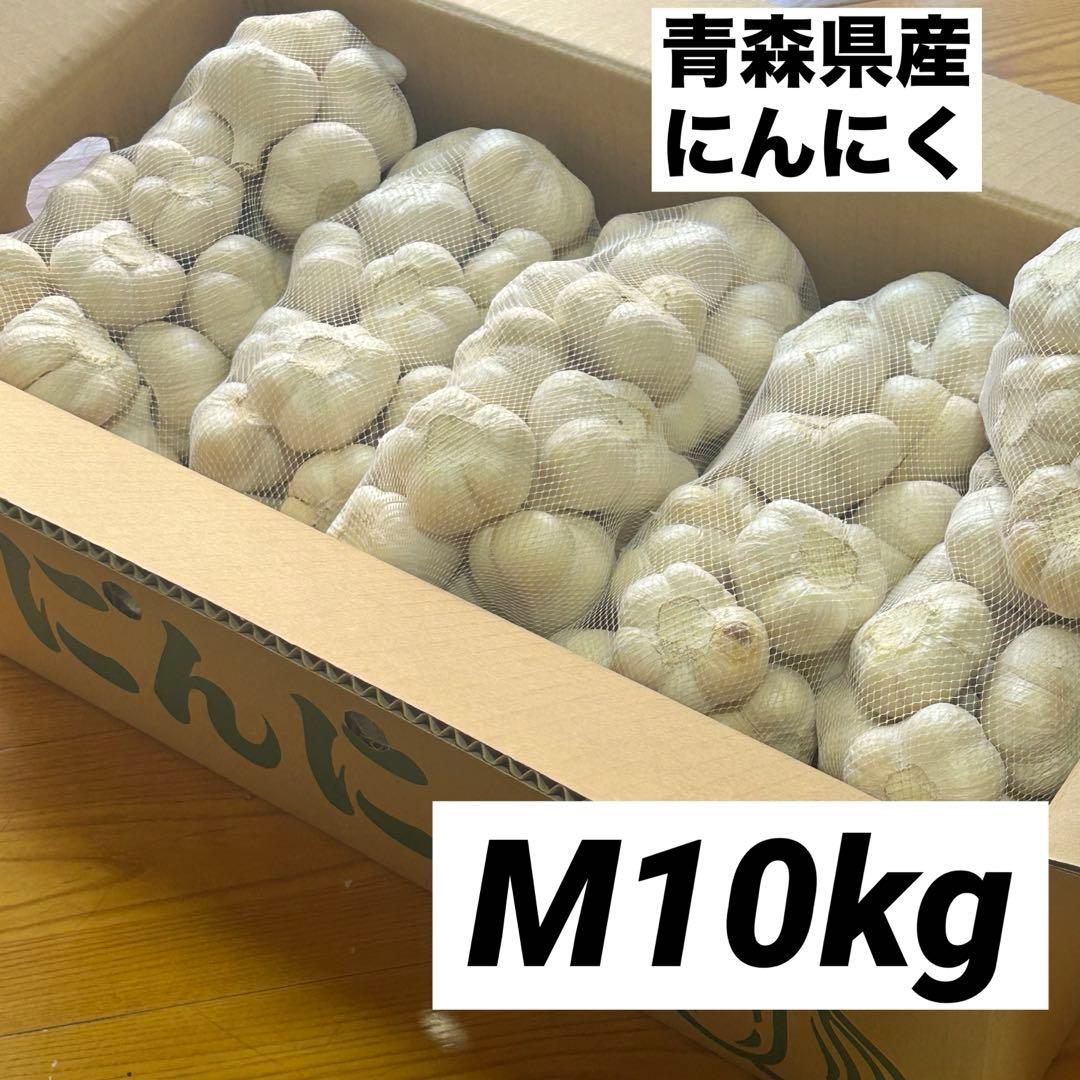 【大特価】青森県産 にんにく M 10kg 福地ホワイト 免疫力アップ 激安