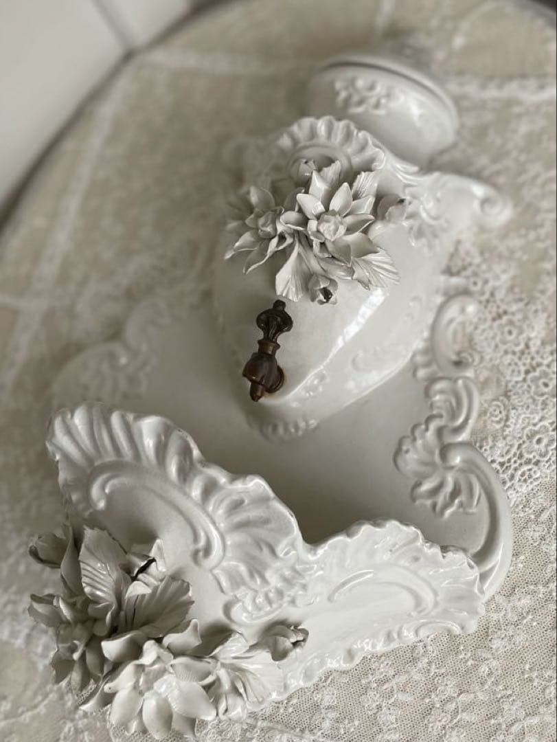 ˚✧₊⁎陶器製 アンティーク ファウンテン⁎⁺˳✧༚ フランスアンティーク