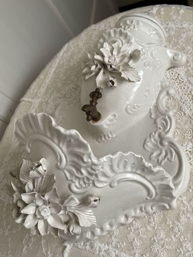 ˚✧₊⁎陶器製 アンティーク ファウンテン⁎⁺˳✧༚ フランスアンティーク