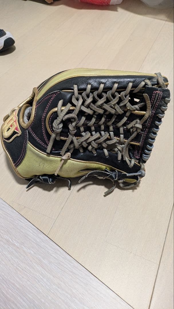 Wilson 軟式グローブ ブラック/ゴールド