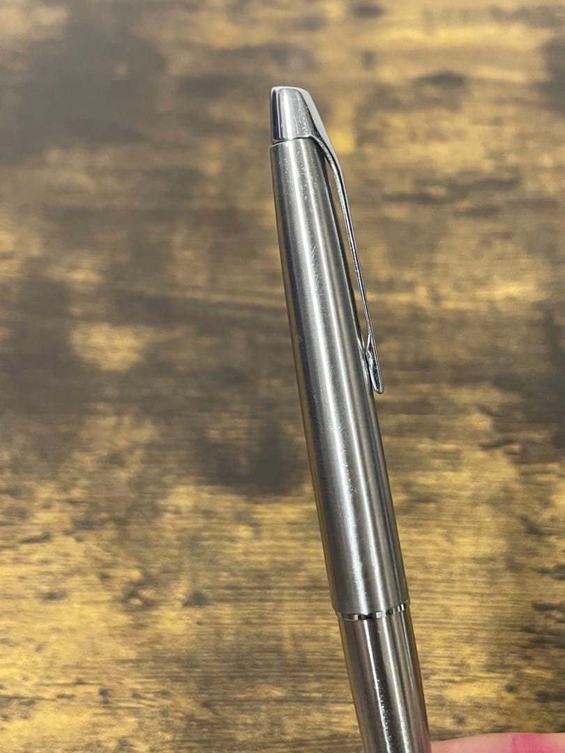 未使用に近い　1973年製　ペン先軸一体型　細字　ミュー　万年筆　備品付き