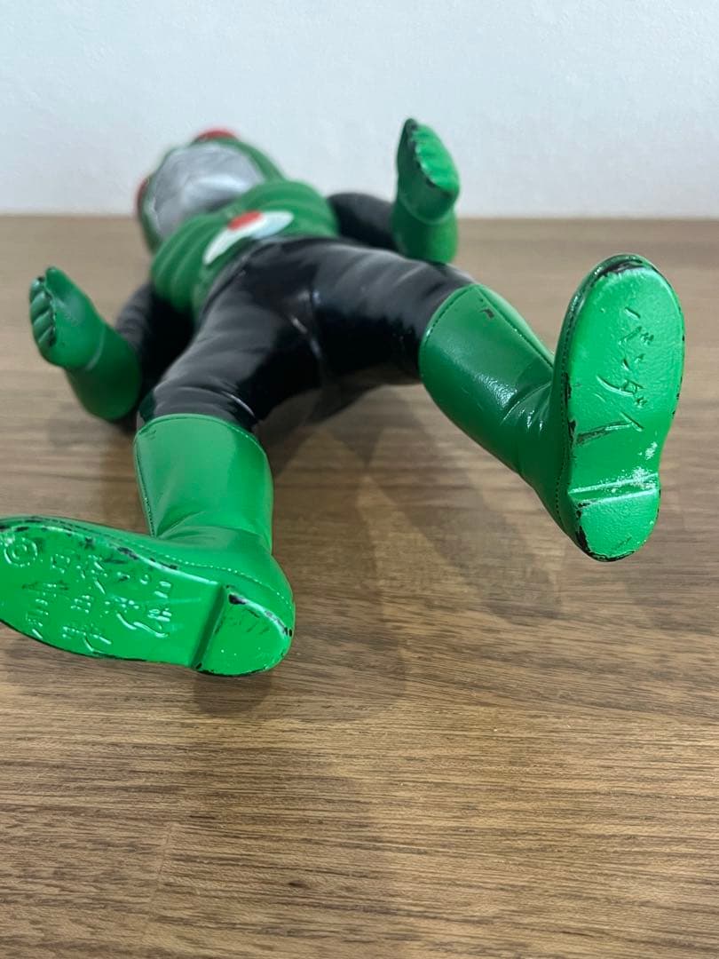 【当時物】旧バンダイ 仮面ライダー ソフビ 2体セット 約21cm 昭和レトロ