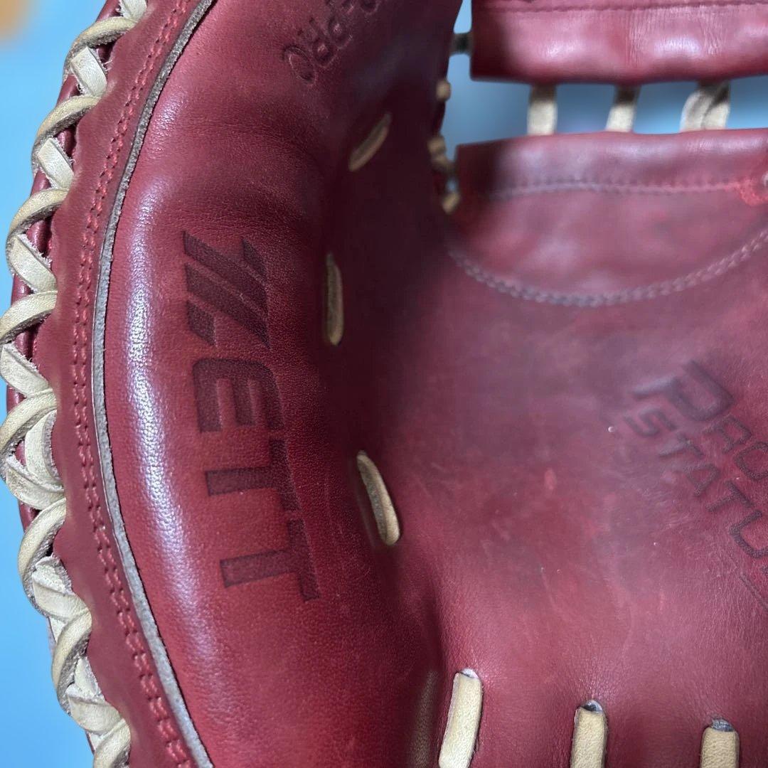 ZETT キャッチャーミット 小林モデル　袋付き